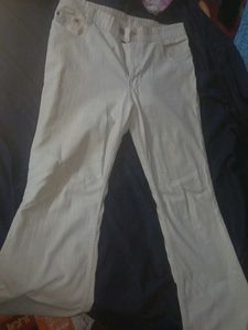 Off White Jean Pant