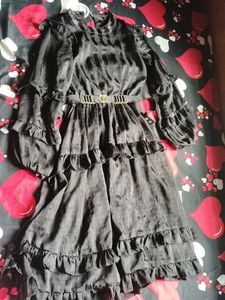 A Black Korean Dress