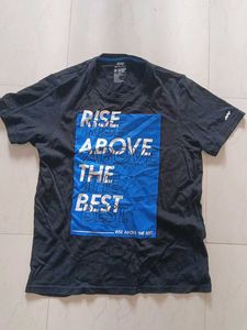 Graphic Print Tee - Rise Above