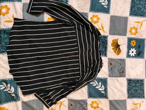 Black Striped Top