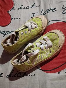 Beautiful Florescent Colour Shoes For Girls.