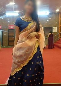 Elegant Blue Ethnic Skirt