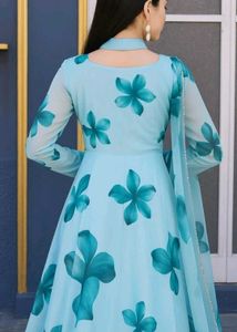Floral Chiffon Maxi Dress