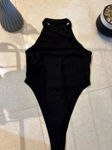 Sleek Black Bodysuit