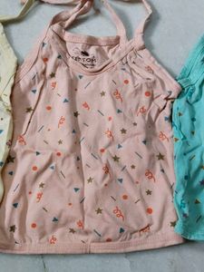 Baby Tops Set of 3 - Size 0-3 Months