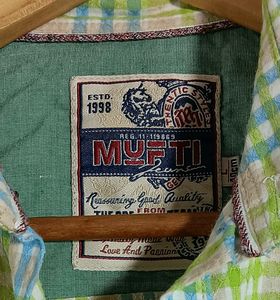 Mufti Tricoloured Checks Shirt (Men)