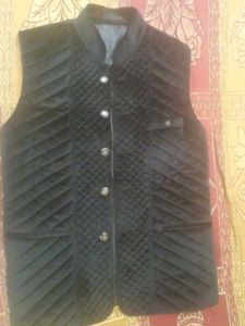 Vintage Quilted Velvet Vest