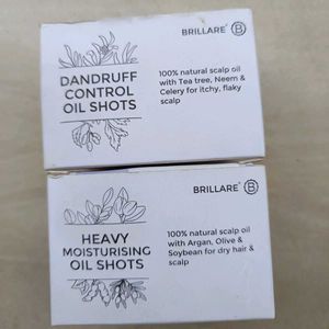 BRILLARE DANDRUFF CONTROL OIL SHOTS &amp; SHAMPOO