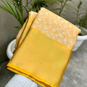 Golden Jari Silk Saree