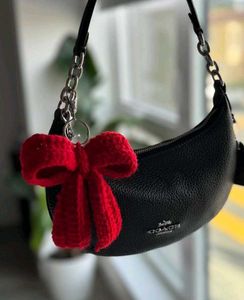 Crochet Bow Keychain 🎀
