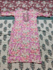 Floral Print Kurta