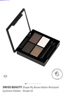 Lipgloss, brow palette, lipsticks, headband