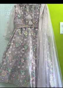Wedding Purple Lehenga