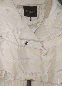 Elegant Ivory(cream)Puffer Coat,size S-M