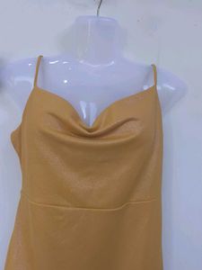 Chic Yellow Bodycon Dress
