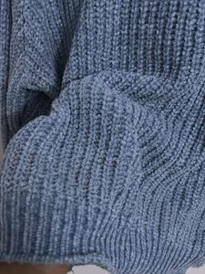 Blue Knit Hoodie. NOT WORN EVEN ONCE