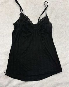 Black Lace Cami Top