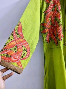 Patch Work Kurta with Dupatta