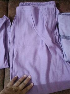 Kurta Pent Dupatta Lavender🫰