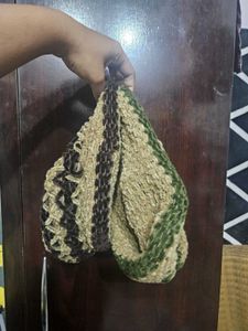 Set of Green and Brown Hat & Scrarf