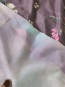 Purple &amp; Blue Frozen Print Convertible Pant |Daily
