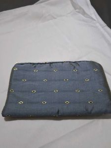 Gray Embellished Fabric
