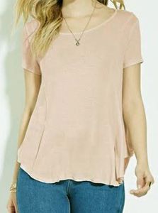 Forever 21 Beige Trapeze Top