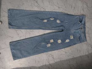 Distressed Denim Jeans