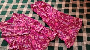 Floral sharara set
