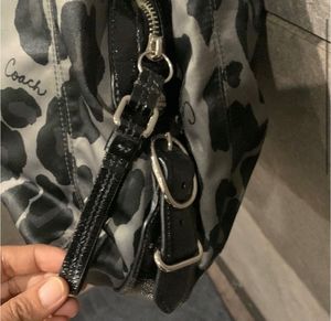 Coach Hobo with multiple compartments and zippers