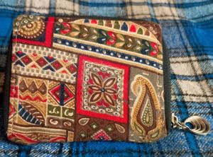 Boho Ethnic Print Mini Wallet