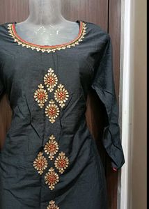Beautiful Kundan Work Kurta