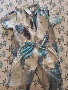 Boys' Stylish Shirt & Shorts Set