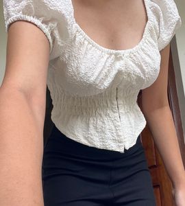 Imported Puff Sleeve Top