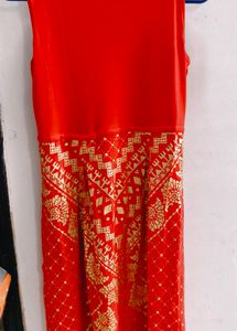 Red Hot Gown Party Wear