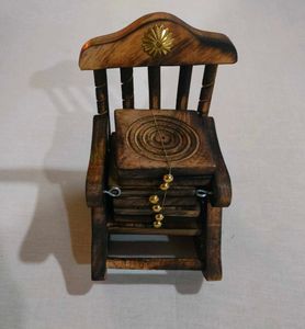 Hand Carved Wooden Coaster Set