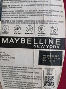 Maybelline Colossal Eyeliner, Kajal, Mascara Set