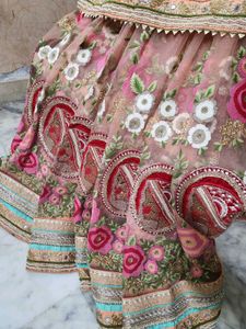 Embroidery Zari Work Lehenga Choli ✨💖 #Embroidery