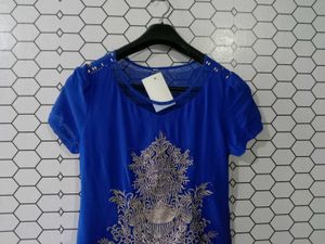 New With Tag Blue China Korean Top