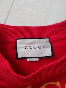 Gucci Red Logo Sweatshirt