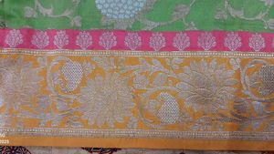 Elegant Green Banarasi Saree