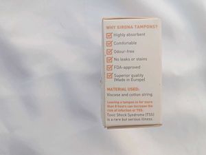 Sirona Tampons - 18 Count