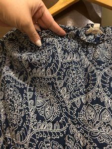 Paisley Print Ruffle Shorts