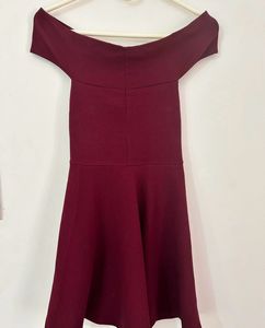 Veni vidi vici Elegant Burgundy Dress