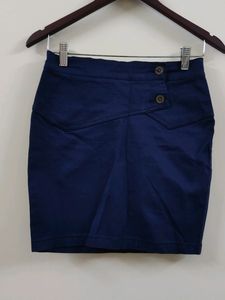 Navy Short Skirt