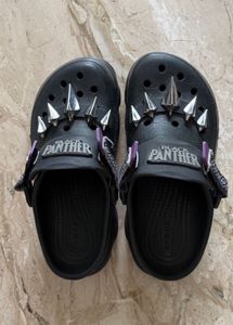limited  edition Black Panther Crocs