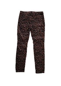 Chic Leopard Print Skinny Trousers