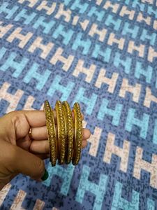 Golden Bangle kada 4 piece