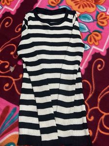 Striped Knit Dress