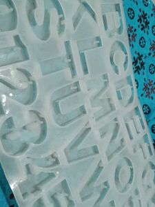 Alphabet &amp; Number Silicone Mold